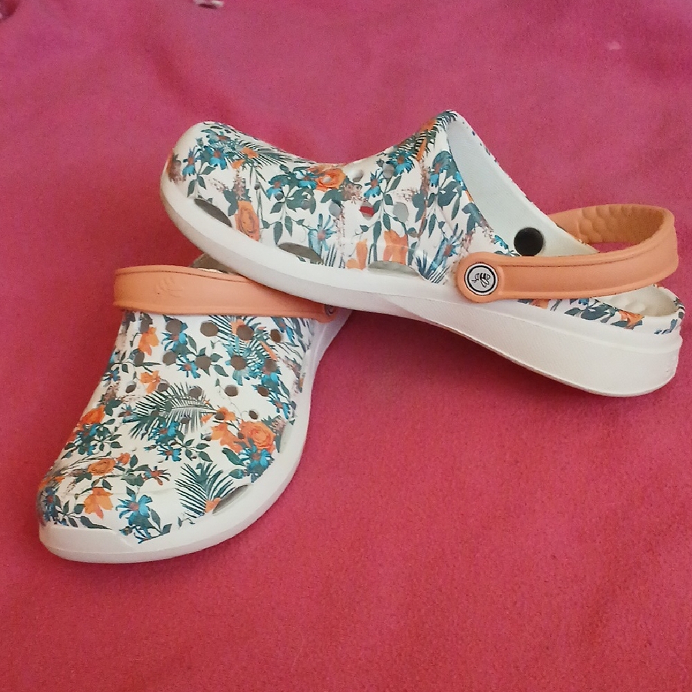 Floral Print Women's Mules
